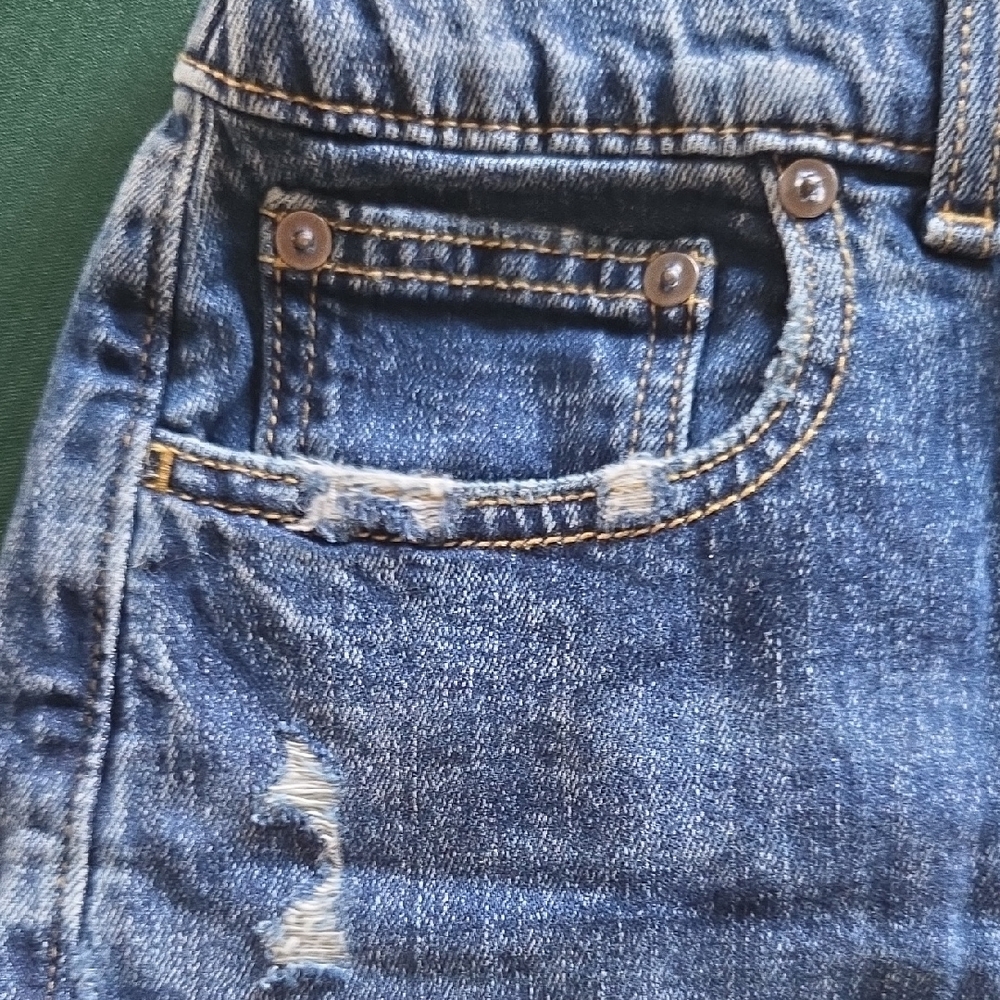 Aerie Classic Blue Denim Shorts - Picture 6 of 7